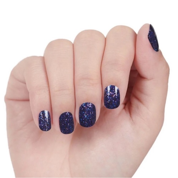 *Retired* Color Street: Twilight Hour | Dark Blue Glitter Sparkle Winter Fall - Picture 12 of 15